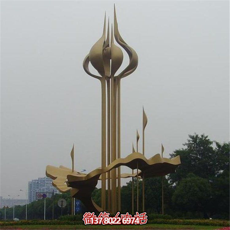 大型不銹鋼景觀擺件，為廣場(chǎng)帶來活力