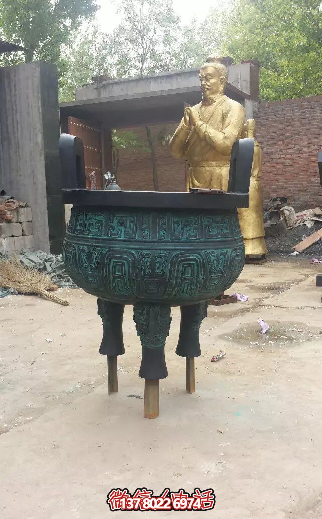 精美青銅雕塑，提升寺廟文物景觀