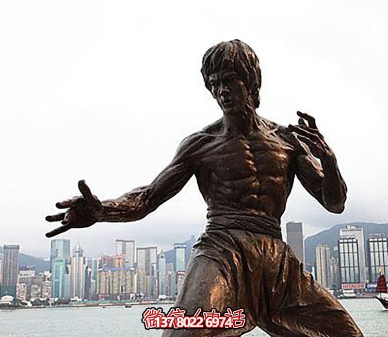 李小龍銅雕雕塑，緬懷經(jīng)典電影明星
