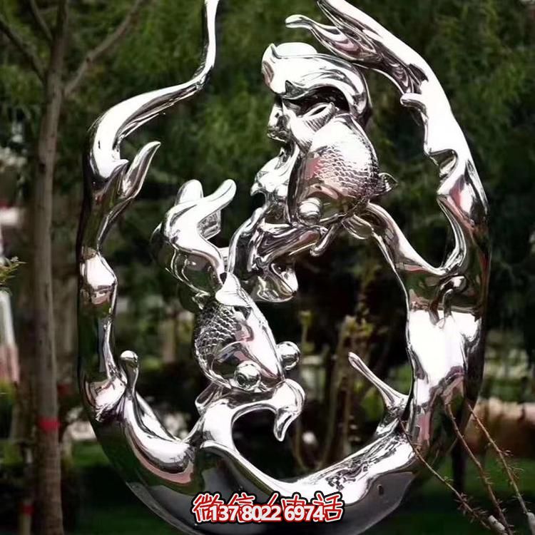 不銹鋼雕塑，為景觀廣場(chǎng)和園林增添抽象藝術(shù)