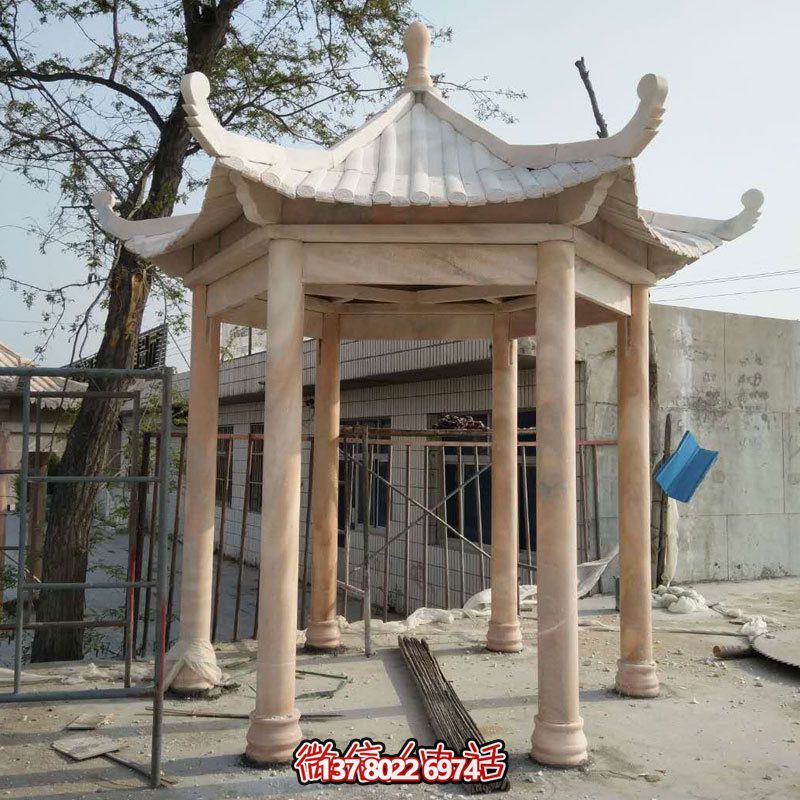 大理石休閑涼亭，美化庭院陽臺(tái)