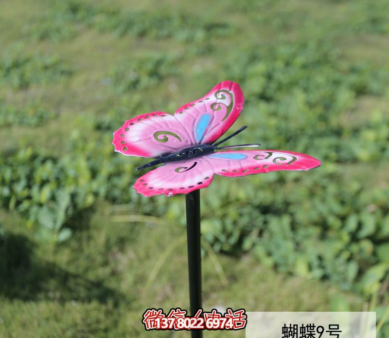 不銹鋼蝴蝶雕塑，創(chuàng)意裝點公園環(huán)境